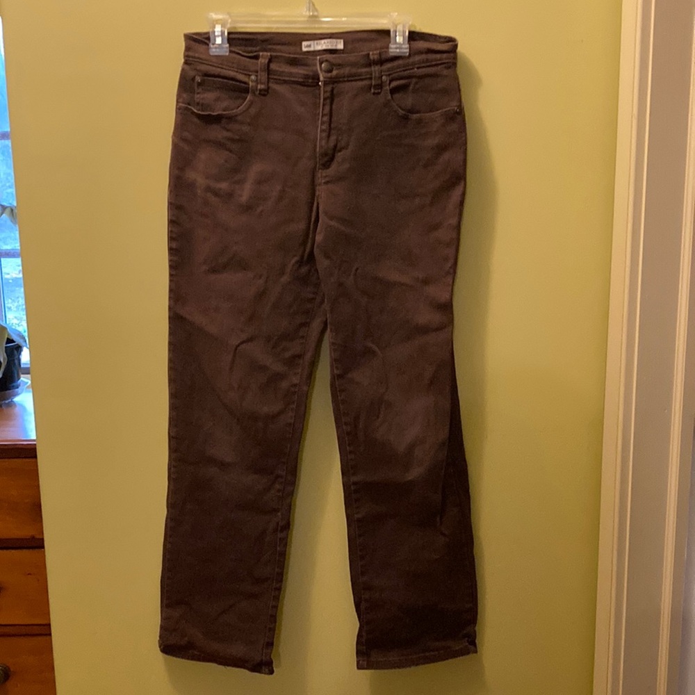 Lee relaxed fit brown jeans